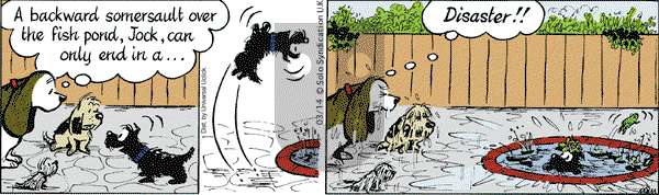 Fred Basset on Saturday March 14, 2015 Comic Strip