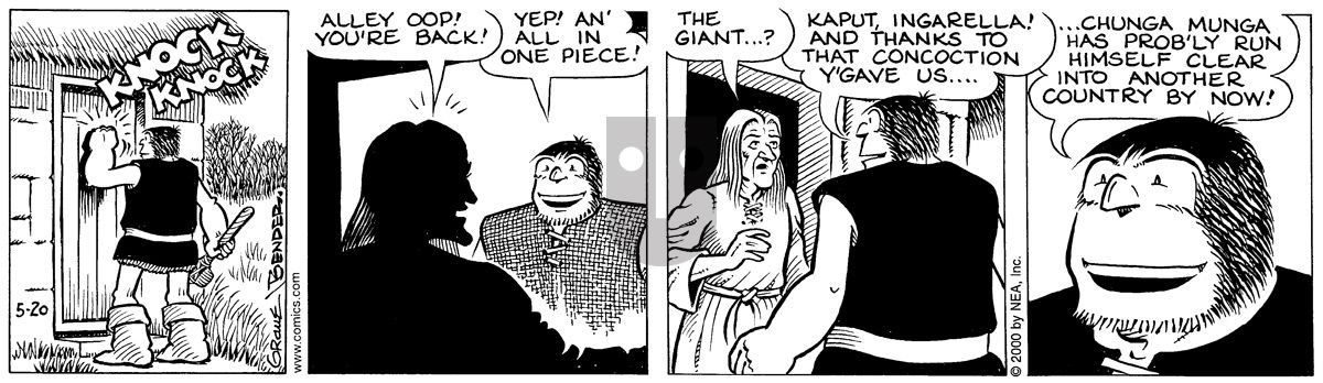 Alley Oop - Saturday May 20, 2000 Comic Strip