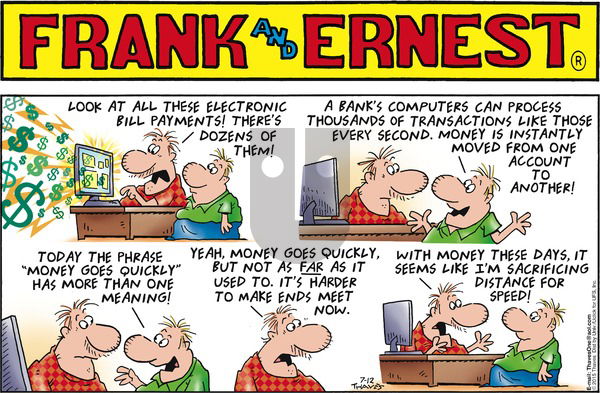 Frank and Ernest on Sunday July 12, 2015 Comic Strip