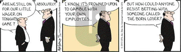 The Born Loser on Monday October 21, 2013 Comic Strip