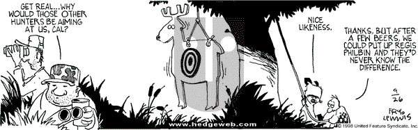 Over the Hedge on Saturday September 26, 1998 Comic Strip
