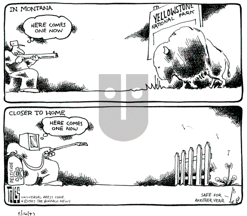 Tom Toles on Wednesday April 16, 1997 Comic Strip