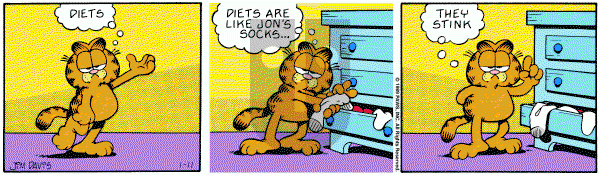 Garfield on Wednesday January 11, 1989 Comic Strip