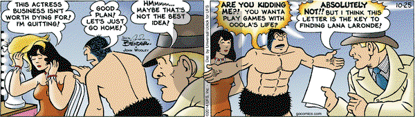Alley Oop on Saturday October 25, 2014 Comic Strip