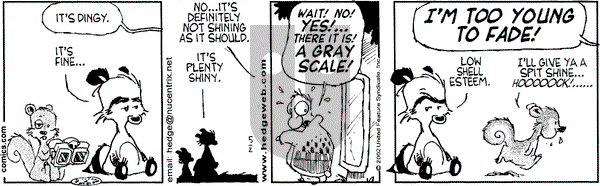 Over the Hedge on Thursday May 2, 2002 Comic Strip