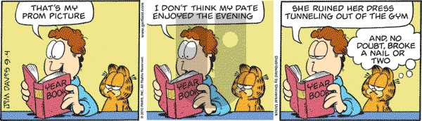 Garfield - Saturday September 4, 2010 Comic Strip