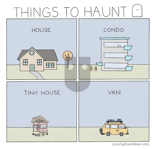 Poorly Drawn Lines on Wednesday October 31, 2018 Comic Strip