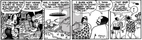 Alley Oop on Monday February 4, 1980 Comic Strip