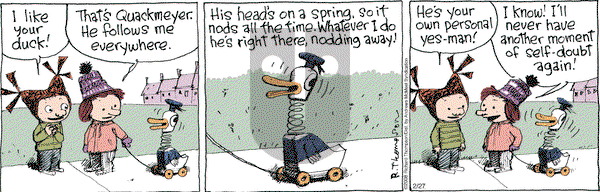 Cul de Sac on Tuesday February 27, 2018 Comic Strip