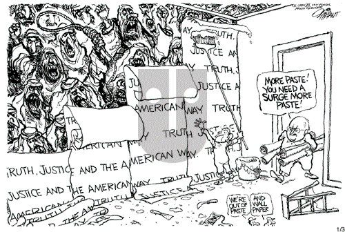 Pat Oliphant on Thursday January 18, 2007 Comic Strip