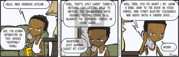 The Boondocks on Monday June 26, 2006 Comic Strip