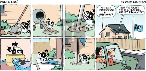 Pooch Cafe on Sunday June 5, 2011 Comic Strip