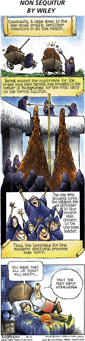 Non Sequitur on Sunday August 3, 2003 Comic Strip