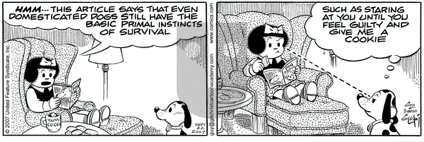 Nancy on Wednesday September 26, 2007 Comic Strip