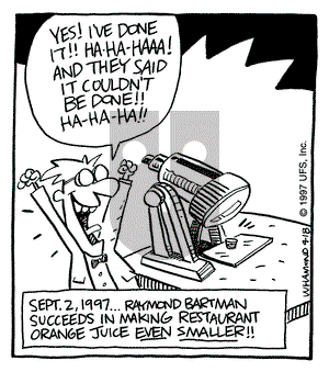 Reality Check on Thursday September 18, 1997 Comic Strip