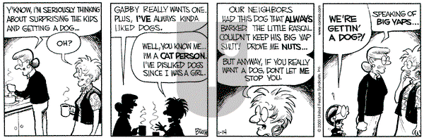 Grand Avenue on Friday January 14, 2000 Comic Strip