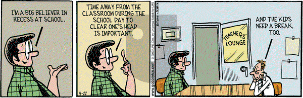 Grand Avenue on Monday April 22, 2013 Comic Strip