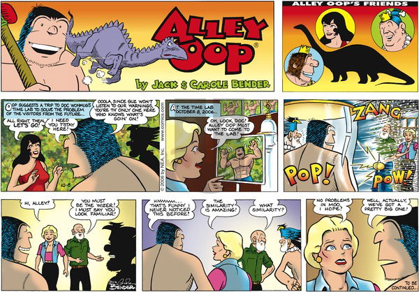 Alley Oop on Sunday October 8, 2006 Comic Strip
