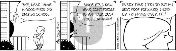The Born Loser on Monday August 30, 1999 Comic Strip