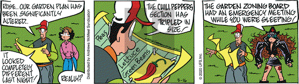 Rose is Rose on Monday March 16, 2020 Comic Strip