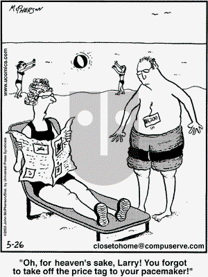 Close to Home on Tuesday July 8, 2003 Comic Strip