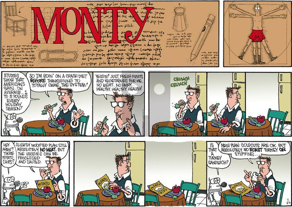 Monty on Sunday November 22, 2015 Comic Strip