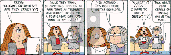 Cathy Classics on Wednesday August 22, 2012 Comic Strip