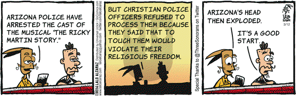 La Cucaracha on Wednesday March 12, 2014 Comic Strip