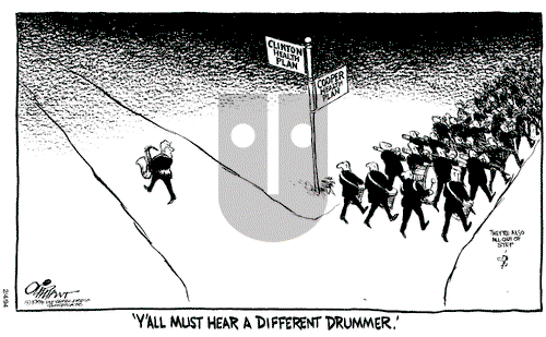 Pat Oliphant on Friday February 4, 1994 Comic Strip