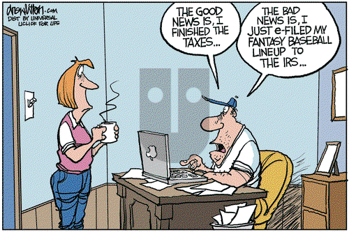 Win, Lose, Drew on Tuesday April 15, 2014 Comic Strip