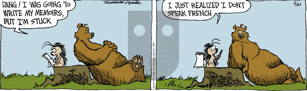 The Grizzwells on Monday April 21, 2014 Comic Strip