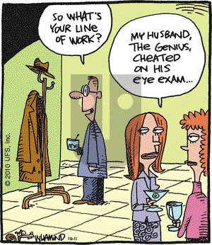 Reality Check on Monday October 11, 2010 Comic Strip