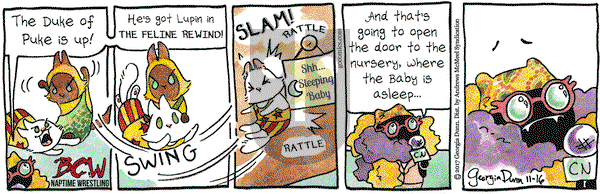 Breaking Cat News on Thursday November 16, 2017 Comic Strip
