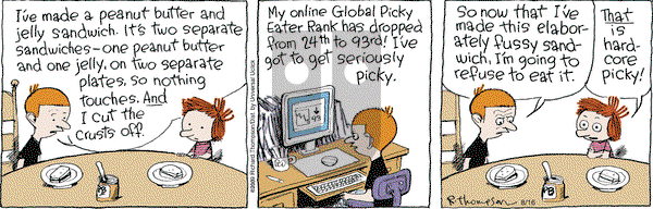 Cul de Sac on Saturday August 16, 2014 Comic Strip