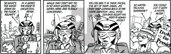 Doonesbury on Tuesday July 19, 1988 Comic Strip