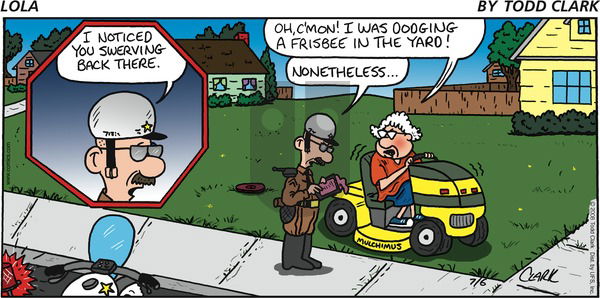 Lola on Sunday July 6, 2008 Comic Strip