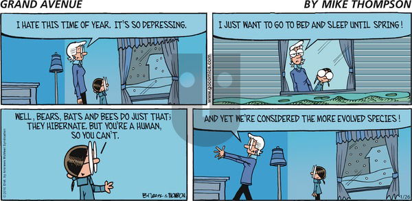 Grand Avenue on Sunday January 26, 2020 Comic Strip