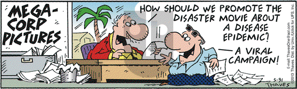 Frank and Ernest on Friday May 31, 2013 Comic Strip