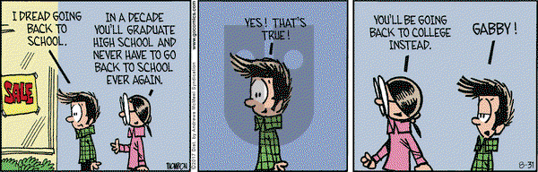 Grand Avenue on Thursday August 31, 2017 Comic Strip