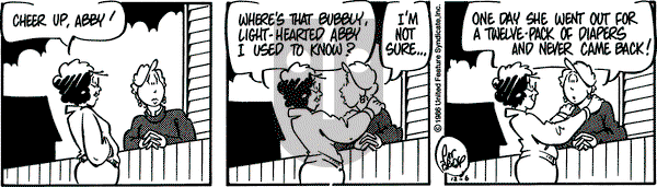 Rose is Rose on Saturday December 6, 1986 Comic Strip