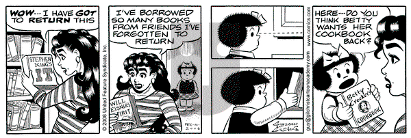 Nancy on Monday December 4, 2006 Comic Strip