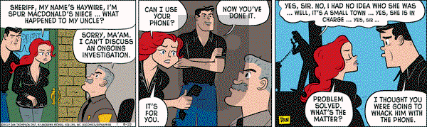 Rip Haywire - Thursday August 10, 2017 Comic Strip