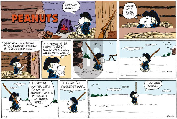 Peanuts on Sunday December 13, 1998 Comic Strip