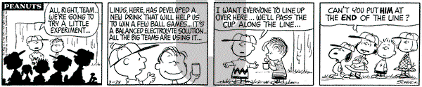 Peanuts on Friday March 28, 1969 Comic Strip