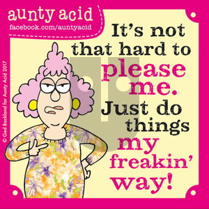Aunty Acid on Sunday November 19, 2017 Comic Strip