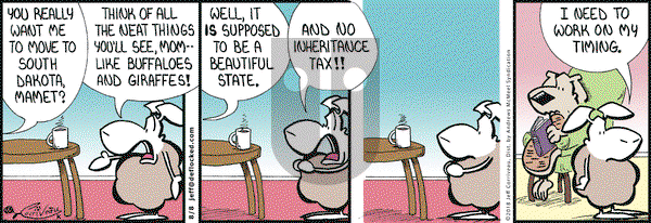 DeFlocked on Wednesday August 8, 2018 Comic Strip
