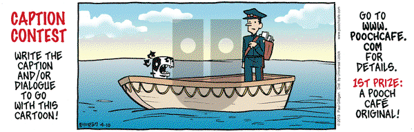 Pooch Cafe on Wednesday April 10, 2013 Comic Strip