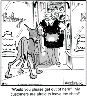 Marmaduke on Monday August 16, 1999 Comic Strip