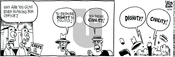 La Cucaracha on Tuesday August 26, 2003 Comic Strip
