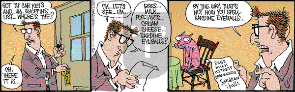 Monty on Thursday October 5, 2017 Comic Strip